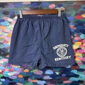 Vintage 60s Kentucky university wildcats sanforized gym shorts pepperell fabrics